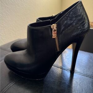 Black Michael Kors Ankle Boots